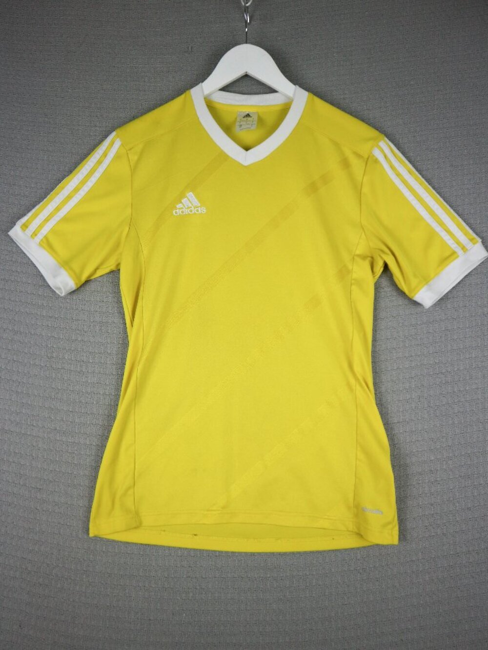 Adidas Womens Activewear Yellow Jersey Small